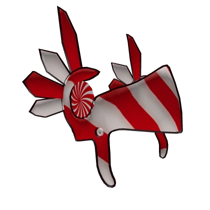 [⏳] Christmas Cartoon Candy Cane Valk in Red