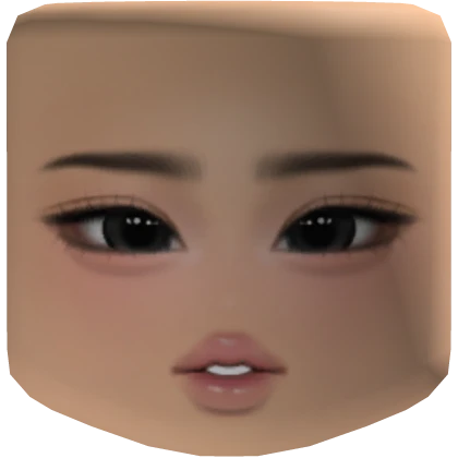 Polar grey lenses blushy makeup
