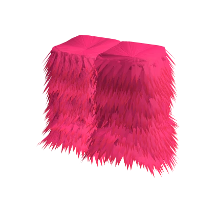 Scene Neon Pink Fluffy Leg Warmers