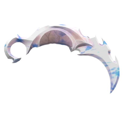 Holdable Dual Karambit - Illumina Meta Silver