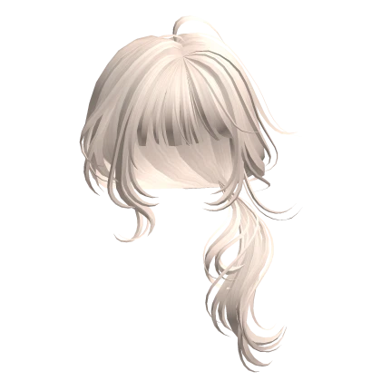 Beige Low Ponytail