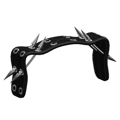 † gothic belted spiked kitty headband