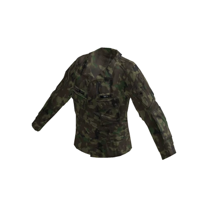 Woodland Camo Army Uniform Top