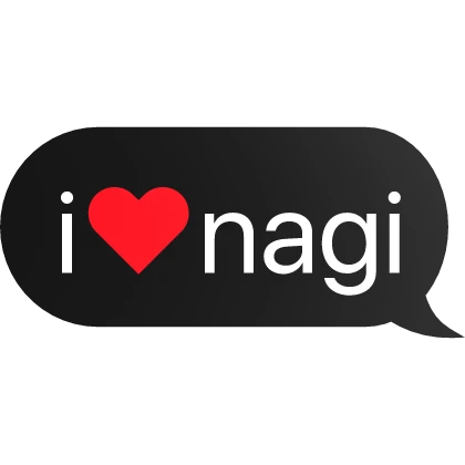 i heart nagi blue lock text