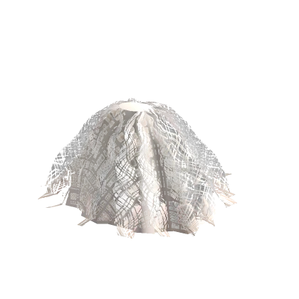 Ruffled Ball Skirt(White)