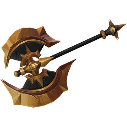 [PBR] Black and Gold Champion's Dual Axes