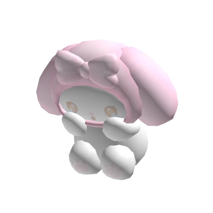 ♡ Holdable Soft Crying Pink Bunny Plush