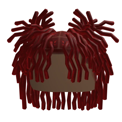 Red 2-Tied Rockstar Dreads