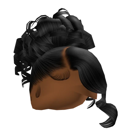 Black Goddess Updo