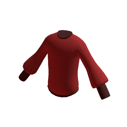 Red Lantern Sleeve Sweater