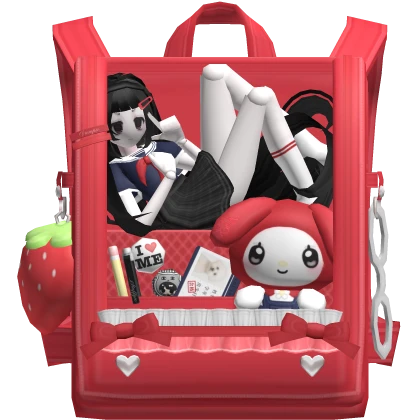 ʚ cute doll randoseru anime bjd backpack red 3.0