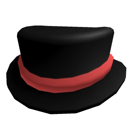 Red Comically Oversized Top Hat