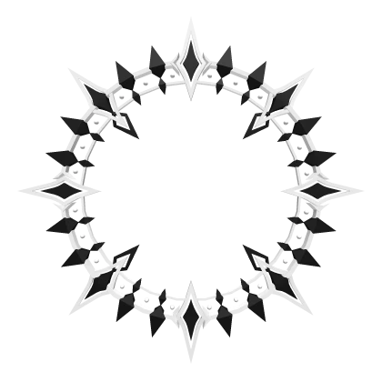 Magic Halo Aura Black White