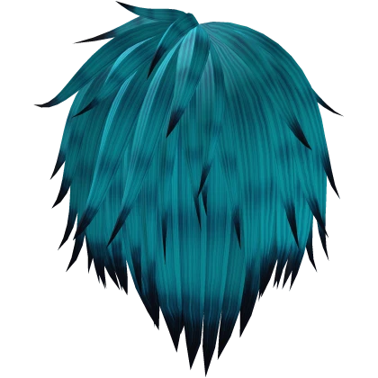 Cyan Long Archive Emo Hair Collection. 