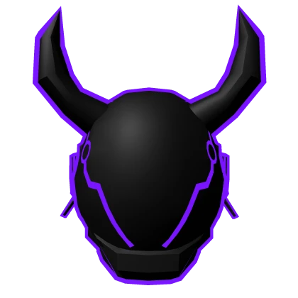 Dark Purple Oni Cyber Mask