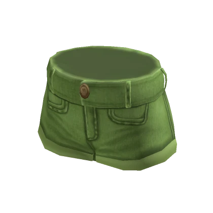 Short Jean Shorts - Green