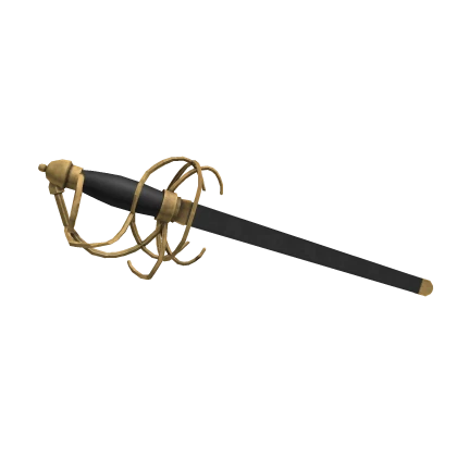 Decorated Gold Rapier