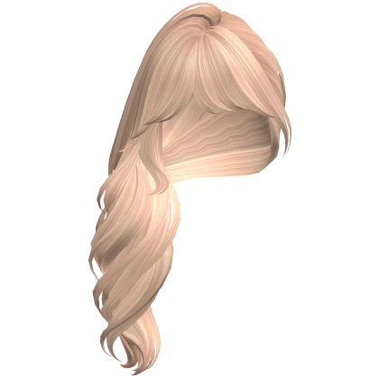 Cute Side Swept Hair in Blond