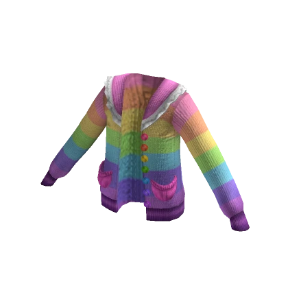 Cute Lace Sweater - Pastel Rainbow