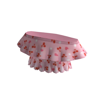 Off The Shoulder Ruffle Crop - Cherry