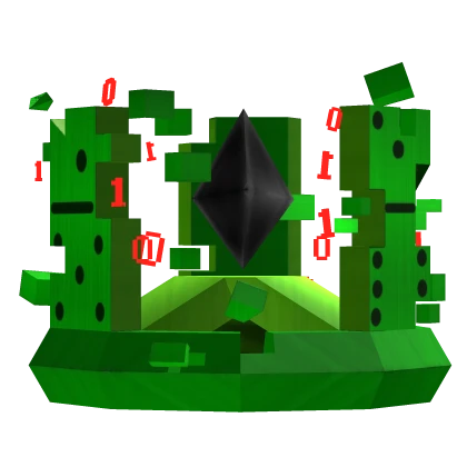  1x1x1x1 Green Fractured Hat