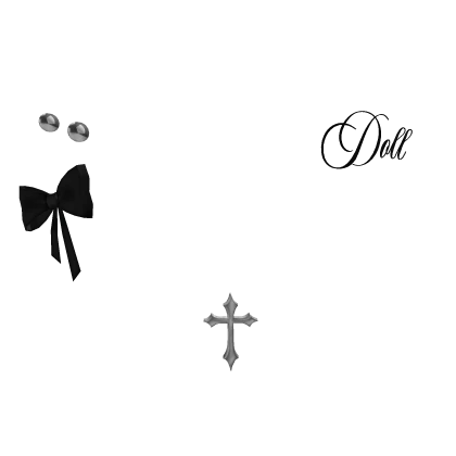 emo doll black face tattoo with piercings 