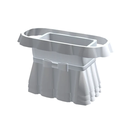 ♡ ꒰ off shoulder blue doll ruffled dress ꒱