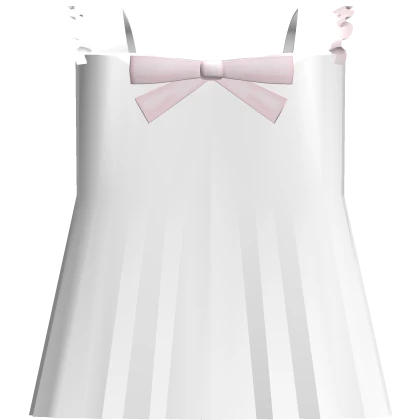 ♡ White Ruffled Dress