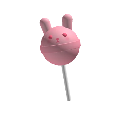 Pink Bunny Lollipop