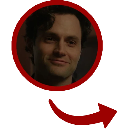 Joe Goldberg Red Circle