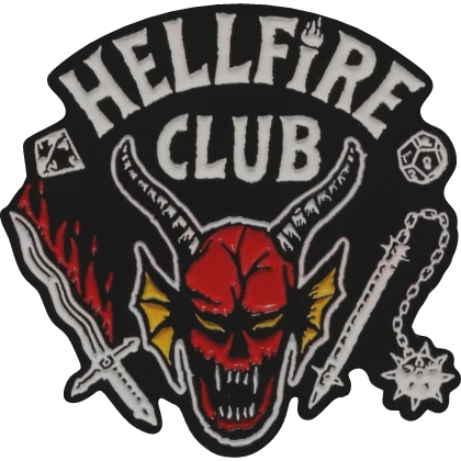 🧢 Stranger Things Hellfire Club Pin 3.0
