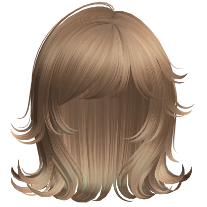 cute short swirly bob (honey blonde)