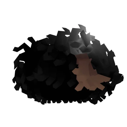 Fluffy Blonde Patch Curly Afro