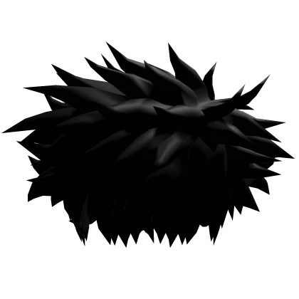 Spiky Black Anime Hair
