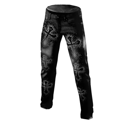 Black y2k pants