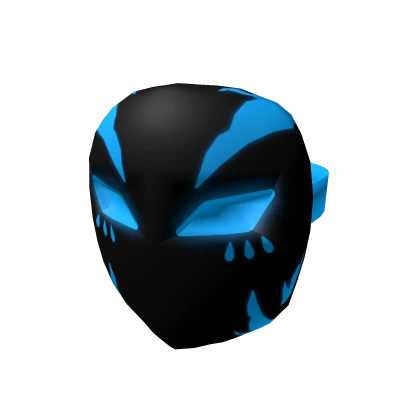 Blue Pattern Mask
