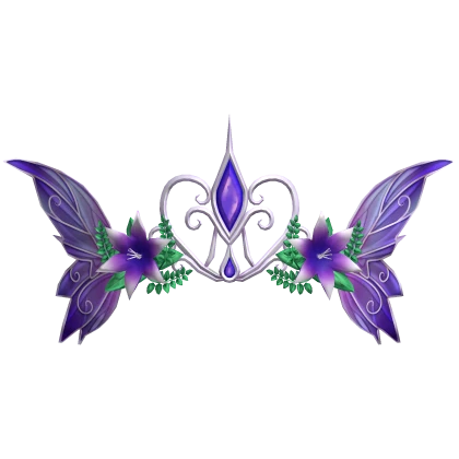 Enchanted Violet Fairy Butterfly Crown