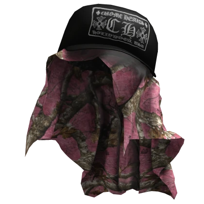 Chrome Cap w/ Pink Realtree Bandana