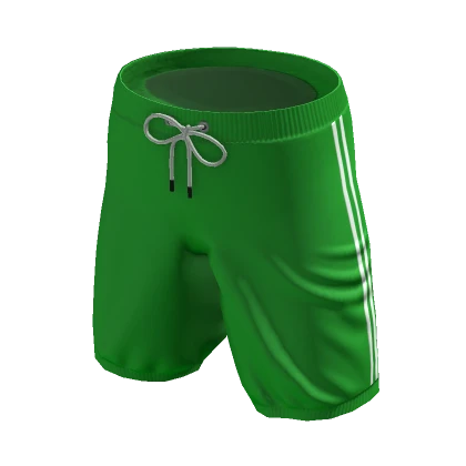 Green Sports Shorts