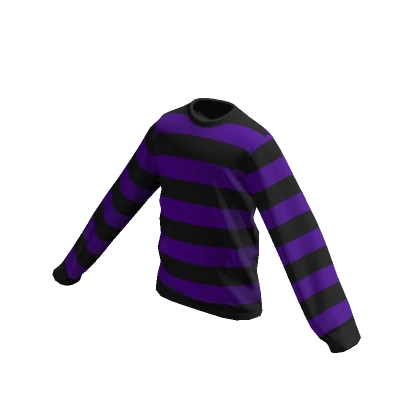 Purple Striped Sweater