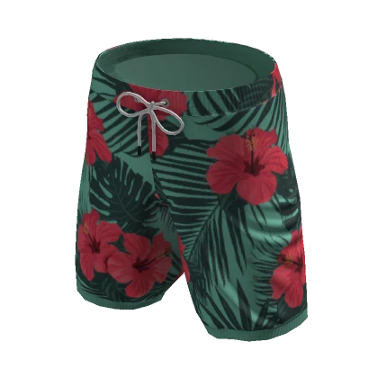 Flower Swimming Trunks