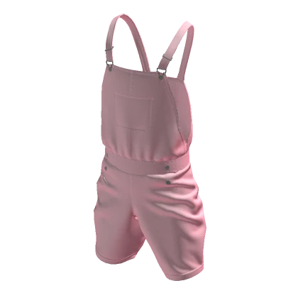 Pink Short Overalls