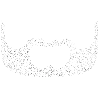 Gray Freshly Shaven Stubble Beard