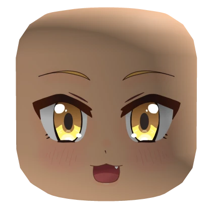 Yellow Eyes Happy Face