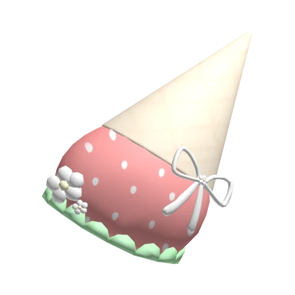 Strawberry Ice Cream Hat