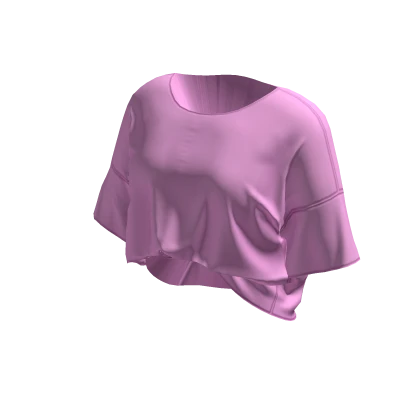 oversized tucked-in casual pink shirt