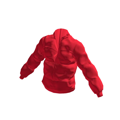 Red Loose Open Shirt
