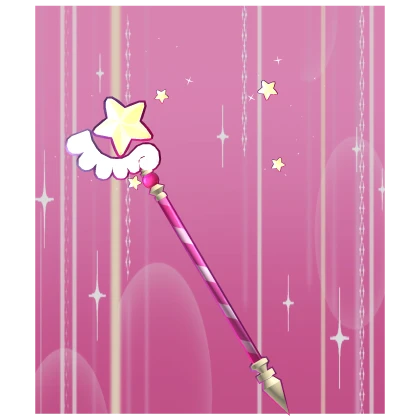 Miku Retry Now Magical Girl Star Wand W Background