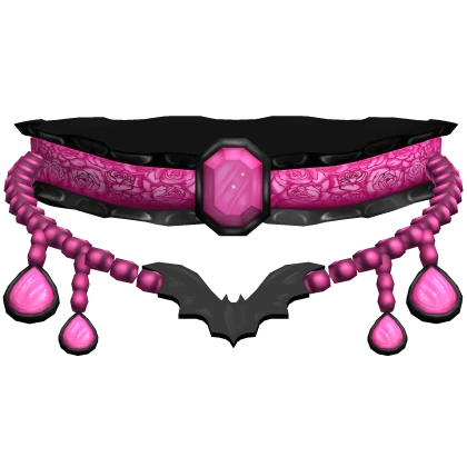 Halloween Pink Layered Necklace