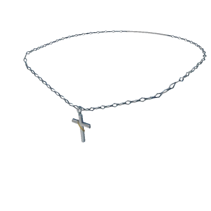 1.0 Silver Cross Necklace